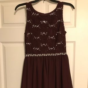 Short Dillard’s homecoming dress